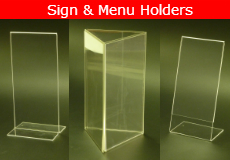 Sign Menu Holders